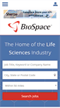 Mobile Screenshot of biospace.com