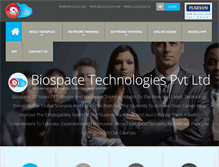 Tablet Screenshot of biospace.co.in
